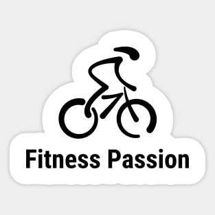 Cyclist Life Fitness Passion Sticker